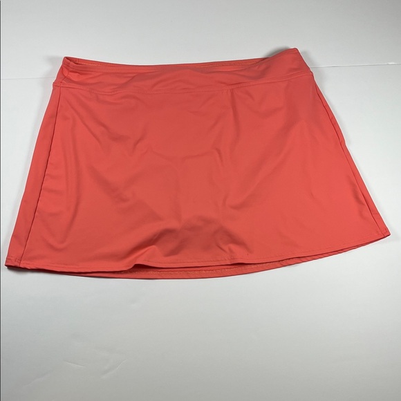 Lands’ End Coral Swim Skirt Sz 12 - Picture 1 of 8